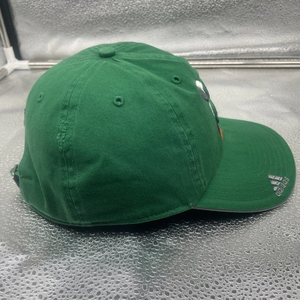 VTG NOTRE DAME FIGHTING IRISH CLOVER Adidas‎ Grey On Bib-Climate
